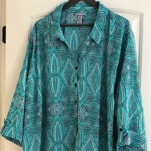 2 for $20 Catherines Womens sz 5X Plus Size Tunic